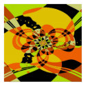 Abstract Flower #4 posters