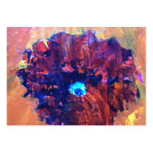 ABSTRACT FLOWER BUSINESS CARD