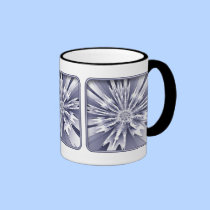 Abstract Flower mugs