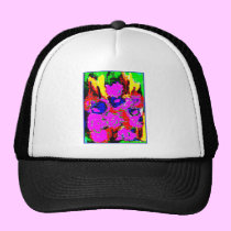 Abstract Flower Design  by Katie Pfeiffer hats