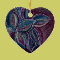Abstract Flower Design ornaments