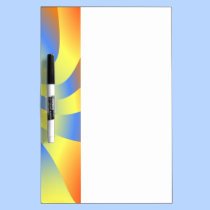 Abstract Flower dry erase boards
