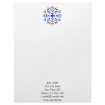 Abstract Flower Letterhead Template