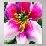 abstract flower print