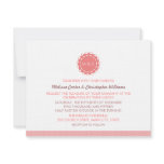 Abstract Flower Wedding Invite