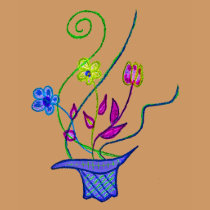 Abstract Flowerpot t-shirts by Perlyyyy Abstract Flowerpot t-shirts