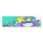 abstract flowers in the sky notebook-2-01 bumper stickers