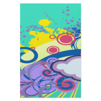abstract flowers in the sky notebook-2-01 custom stationery by dooni_notebooks