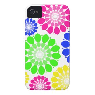 Abstract flowers iPhone Cases