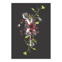 Abstract flowers Poster posters