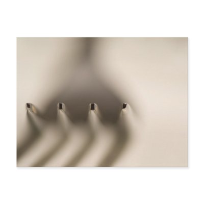 Abstract Fork Postcard by claire_shearer