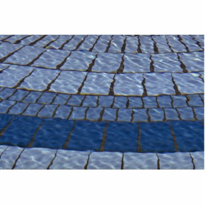 Abstract Fountain tile lines Photo Sculpture by inspirelove