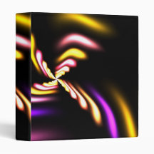 Abstract Fractal Design Binders
