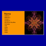 ABSTRACT FRACTAL GEOMETRIC DIGITAL ART RANDOM business cards