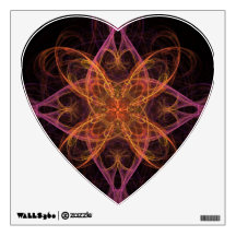 ABSTRACT FRACTAL GEOMETRIC DIGITAL ART RANDOM WALL STICKER