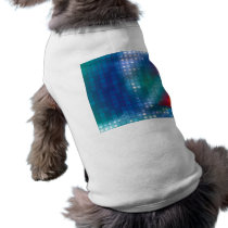 Abstract Fractal Grid Background Pet Tee Shirt