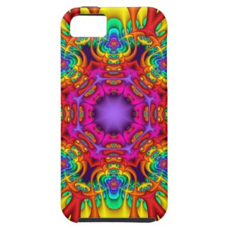 Abstract fractal kaleidoscope iPhone 5 case