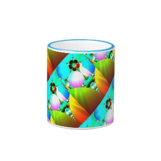 Crystal Sunrise - Abstract Fractal Rainbow Mug