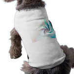 Abstract Fractal Swirl Textured Pet Tshirt