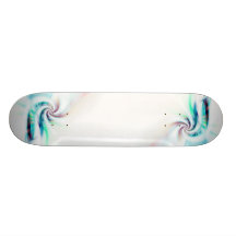 Abstract Fractal Swirl Textured Skate Deck