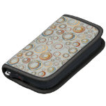 Abstract Funky Circles Rickshaw Folio Planner