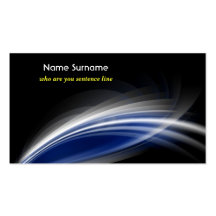 abstract futuristic business card