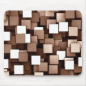 Abstract Futuristic Cubes Mousepads