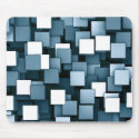Cubos futuristas abstratos Mousepads by LisaMarieDesign Cubos futuristas abstratos Mousepads