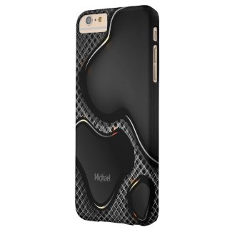 Abstract Futuristic Metallic Liquid Barely There iPhone 6 Plus Case