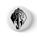 Abstract Ganesh Button