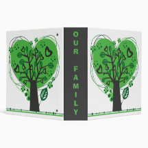 Abstract Genealogy Family Tree Binder