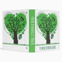 Abstract Genealogy Family Tree Binder