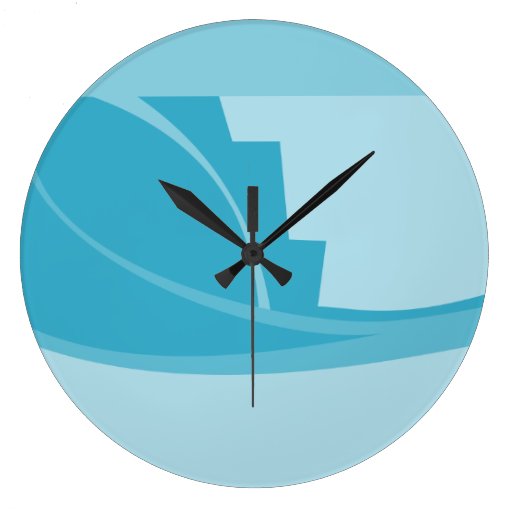 Teal Clock