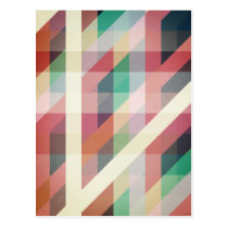 Abstract Geometric Lines postcards
