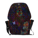 Abstract Geometric Pattern Butterfly Floral Skull Messenger Bags