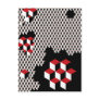 abstract geometric pattern postcards