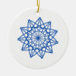 Abstract Geometric Star Design Christmas Ornaments
