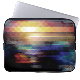 Abstract Geometry of Colors Laptop Computer Sleeve