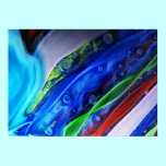 Abstract Glass Galaxy posters