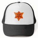 Abstract glass heart hats