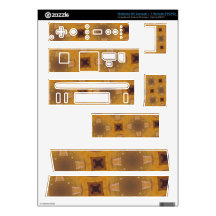 abstract glass pattern nintendo wii decal