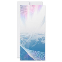 Abstract Glowing Earth Illustration Custom Rack Card