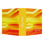 Abstract Gold Grid Binder