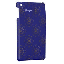 Abstract Golden Damask iPad Mini Case Template ipad mini cases