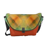 Abstract Golden Flower Courier Bags