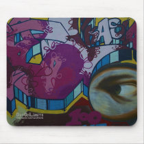 Abstract graffiti art mousepads