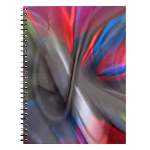 Abstract Graffiti Spiral Notebooks