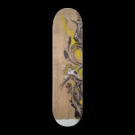 Abstract Graffiti Wall Skate Board