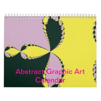 Abstract Graphic Art Calendar