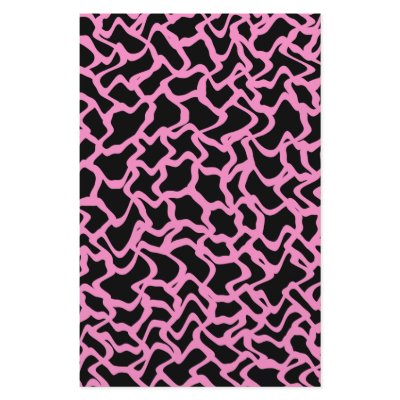 Abstract Graphic Pattern Black and Bright Pink. Full Color Flyer by Graphics_By_Metarla